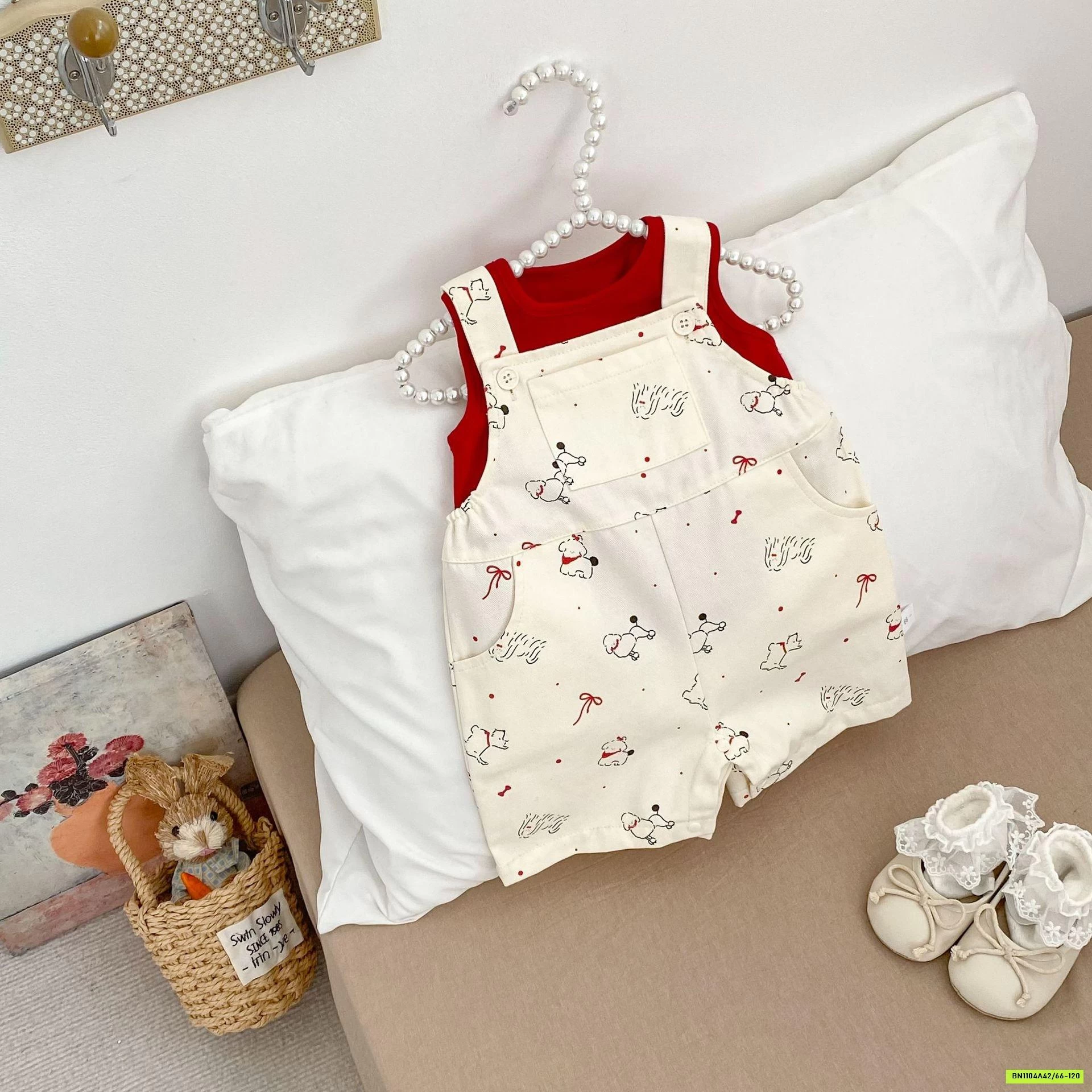 SÉT YẾM KUTE ÁO ĐỎ