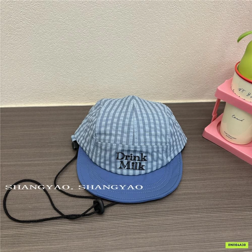 MŨ KẾT TÁN PHẲNG SỌC