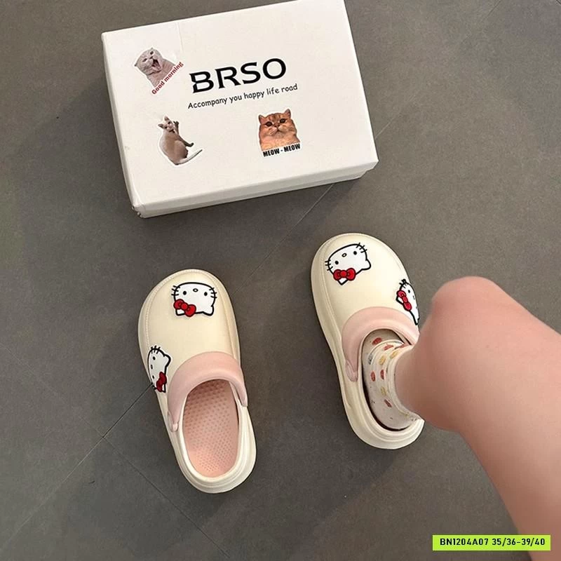 SỤC CROCS ĐẾ CAO KITTY