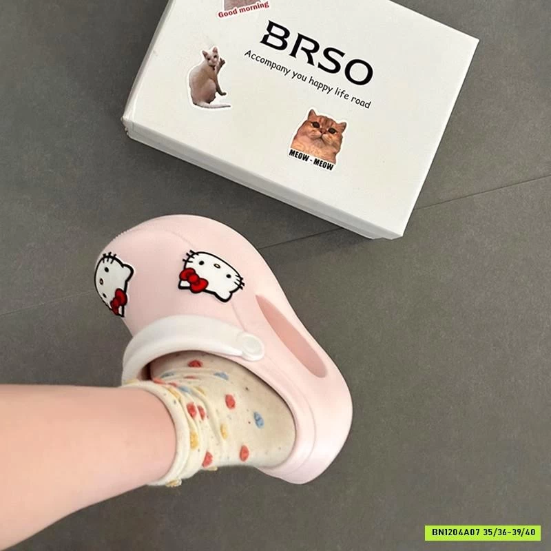 SỤC CROCS ĐẾ CAO KITTY