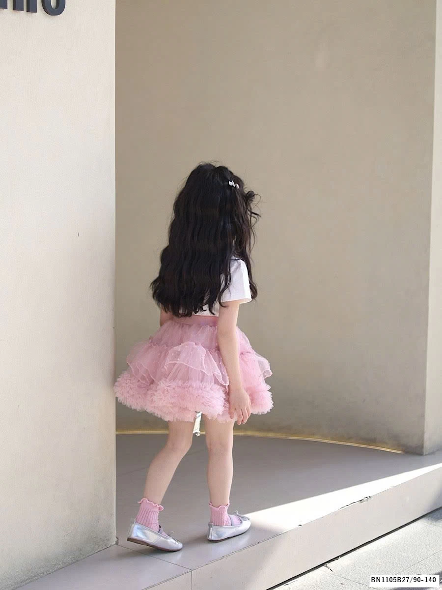 SET ÁO THUN MIX CHÂN VÁY TUTU HỒNG