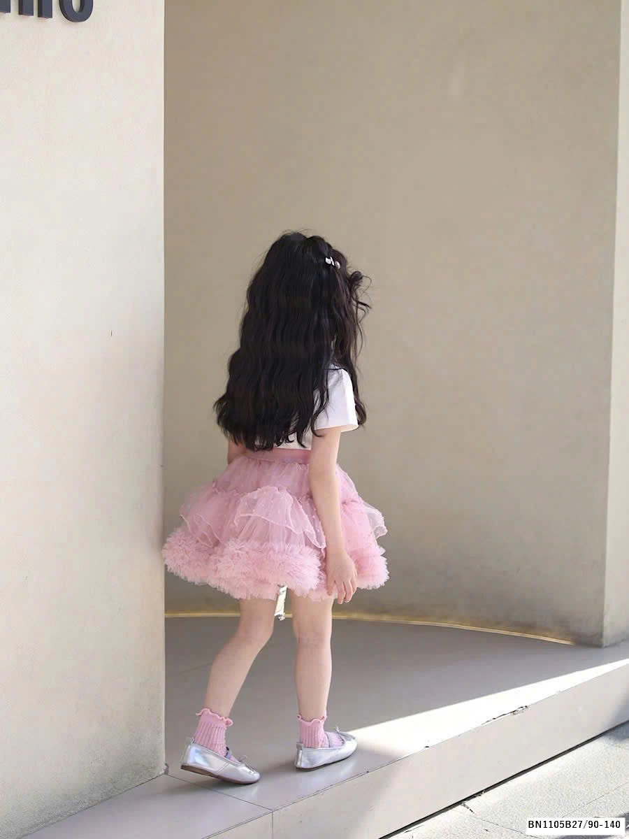 SET ÁO THUN MIX CHÂN VÁY TUTU HỒNG