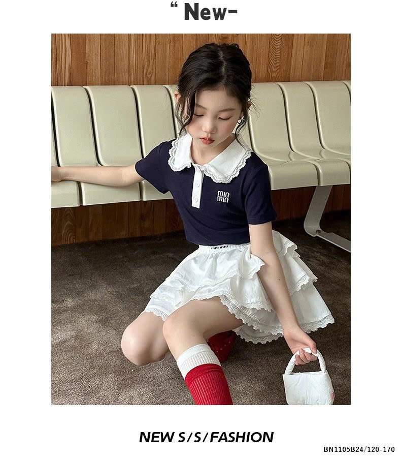 SÉT ÁO POLO XANH THAN MIX CV TẦNG