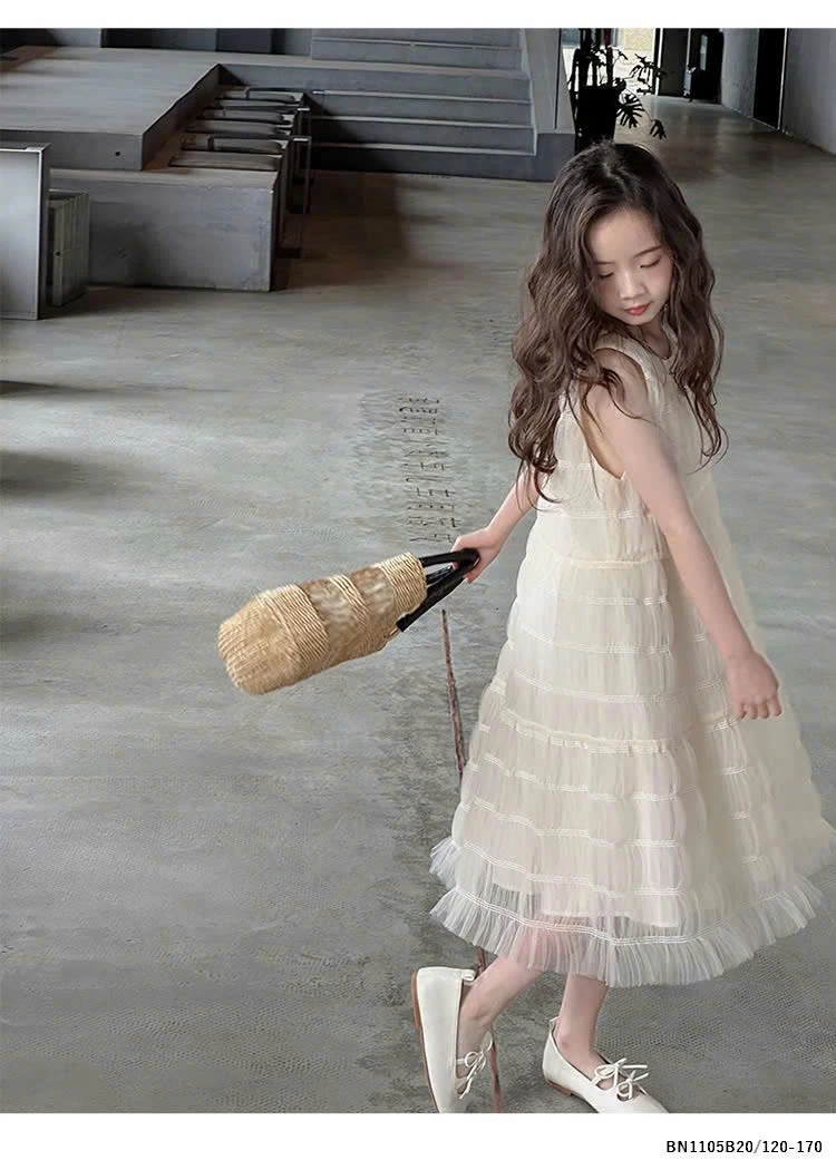 VÁY REN TẤNG BÉ GÁI LỚN DÁNG DÀI