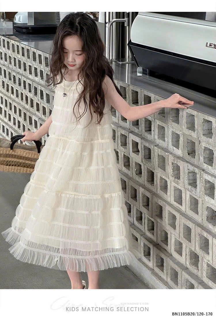 VÁY REN TẤNG BÉ GÁI LỚN DÁNG DÀI