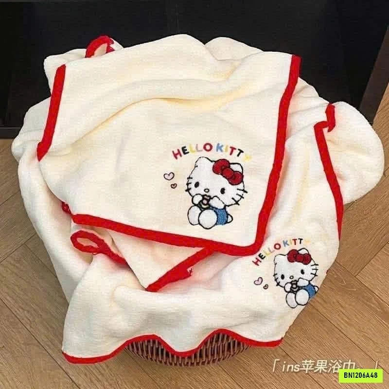 SÉT KHĂN TẮM 3 MÓN KITTY
