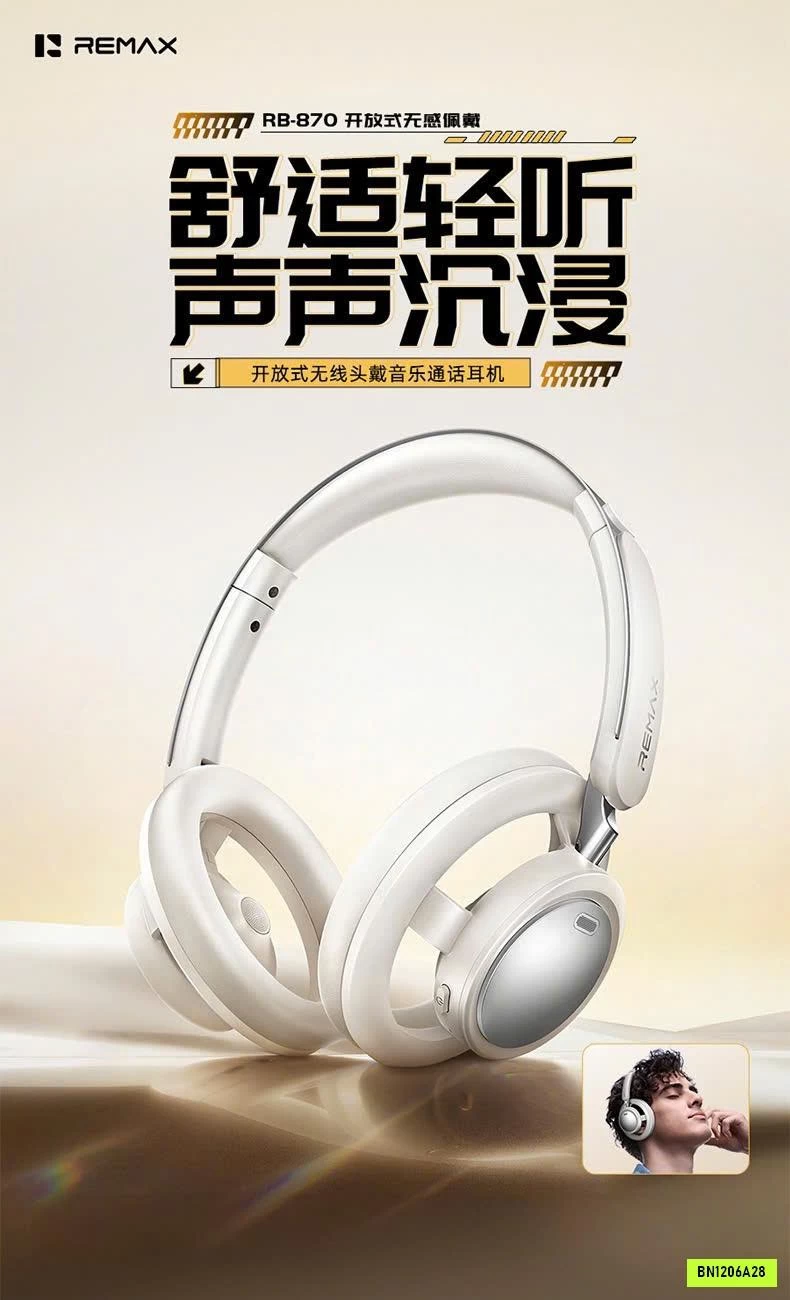 TAI NGHE CHỤP TAI REMAX RB-870