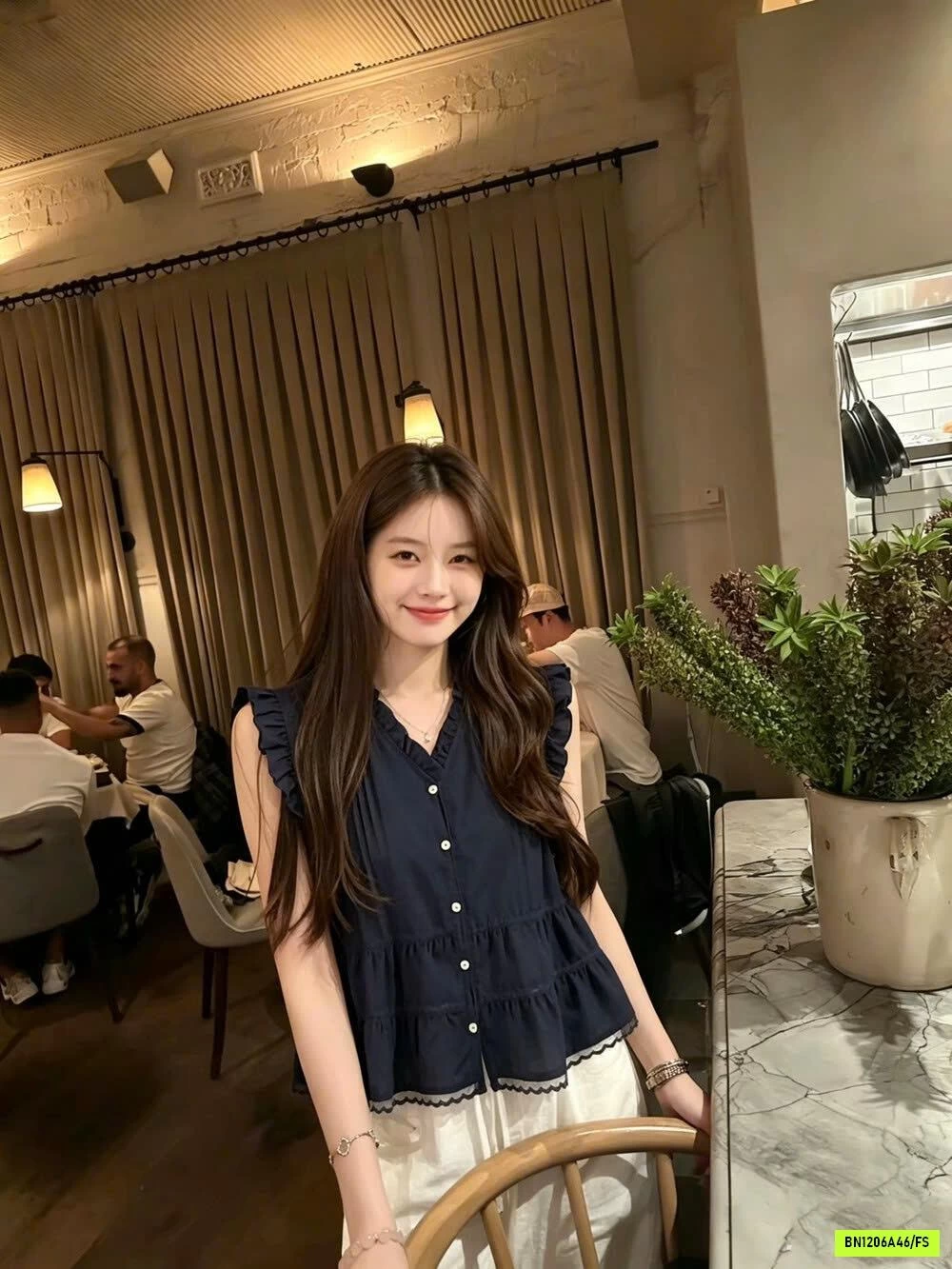 SƠ MI BABYDOLL BÁNH BÈO SPINACH