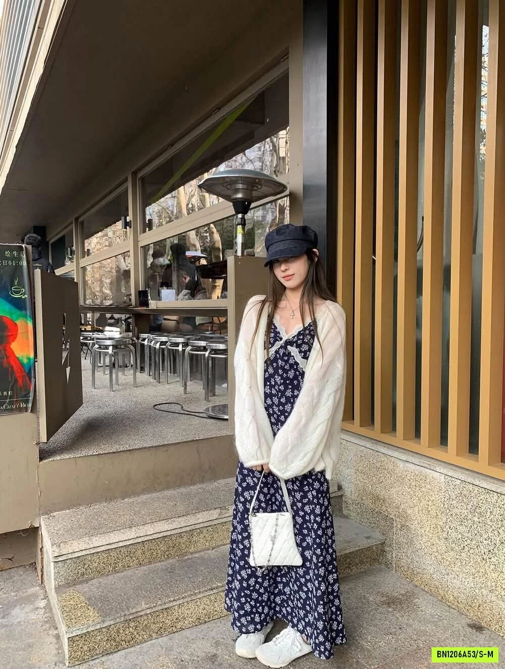 SÉT VÁY HOA 2 DÂY + CARDIGAN