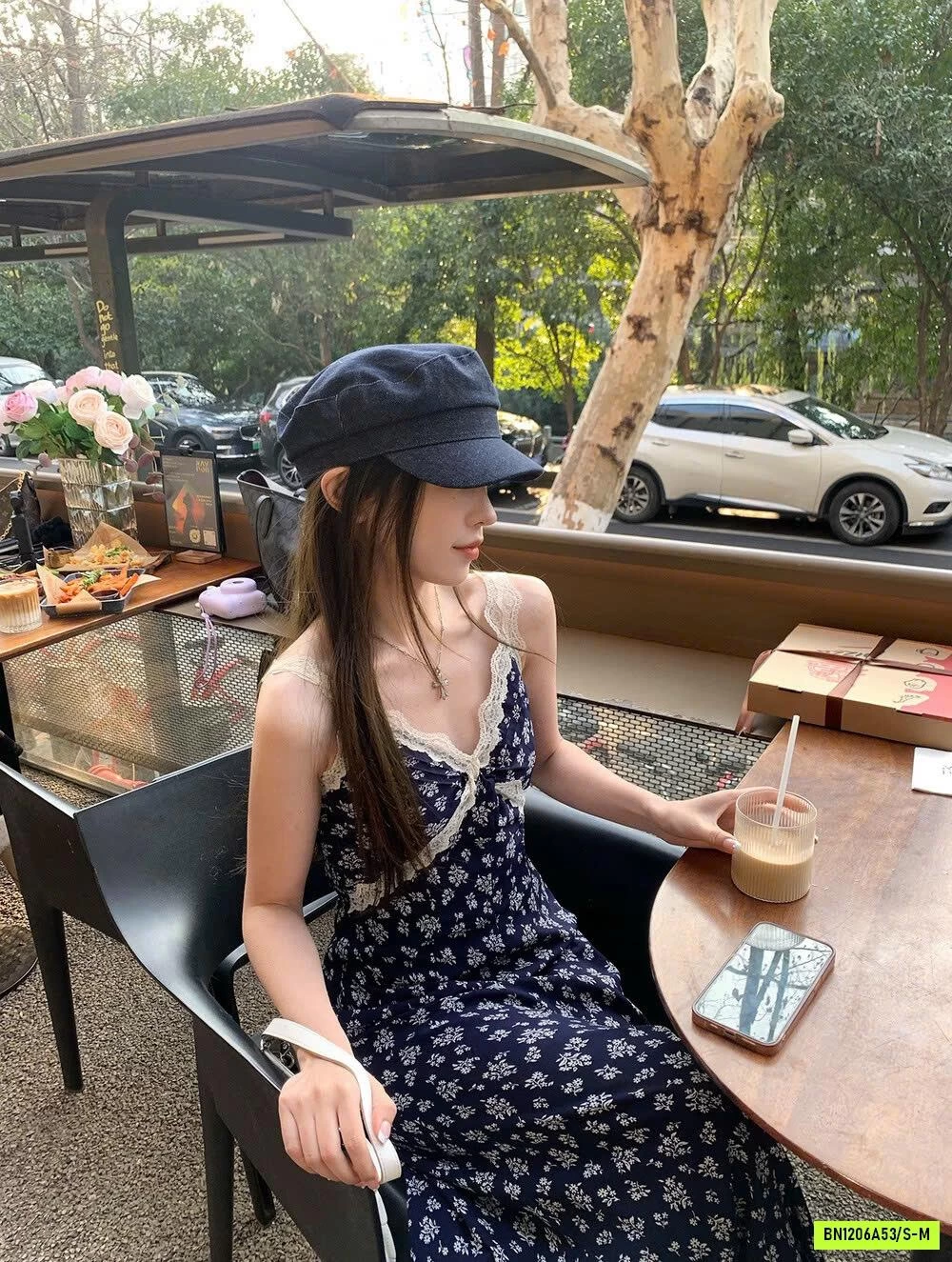 SÉT VÁY HOA 2 DÂY + CARDIGAN