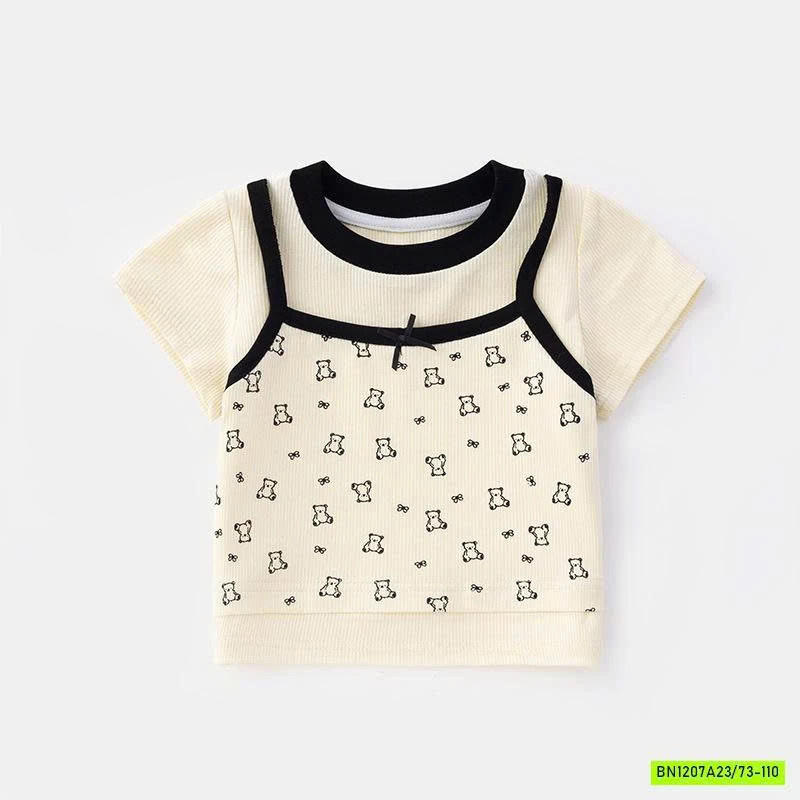 SÉT ÁO GIẢ 2 LỚP MIX QUẦN LOE