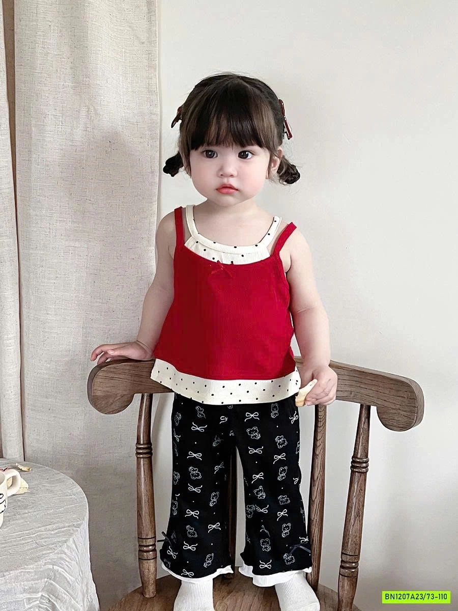 SÉT ÁO GIẢ 2 LỚP MIX QUẦN LOE