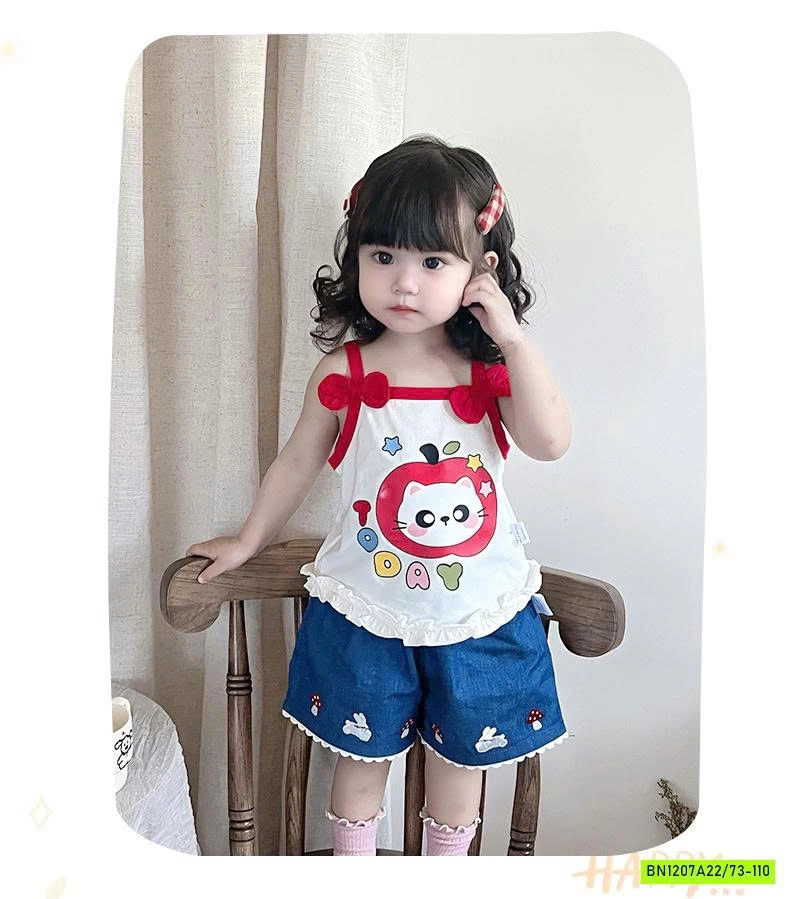 SÉT ÁO 2 DÂY NHÍ XINH XẮN