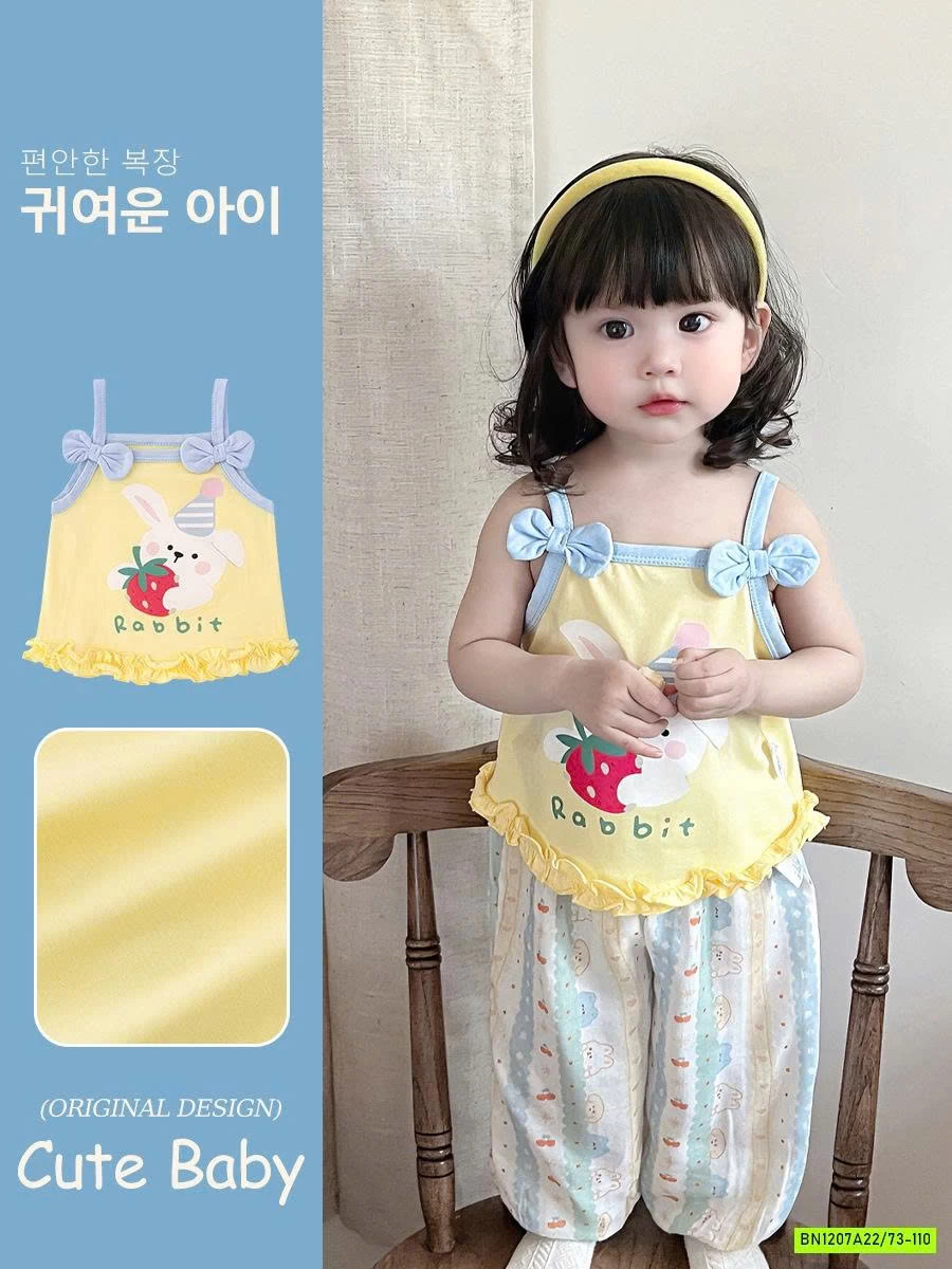 SÉT ÁO 2 DÂY NHÍ XINH XẮN