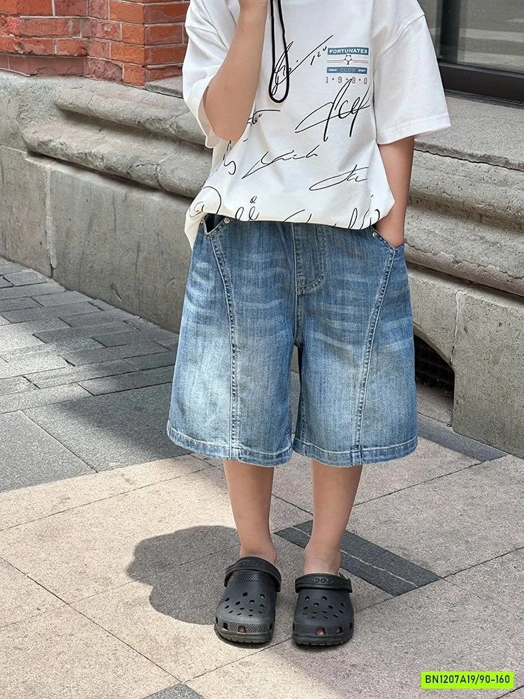 SHORT JEANS GÂN TRƯỚC 25D197 AMBB