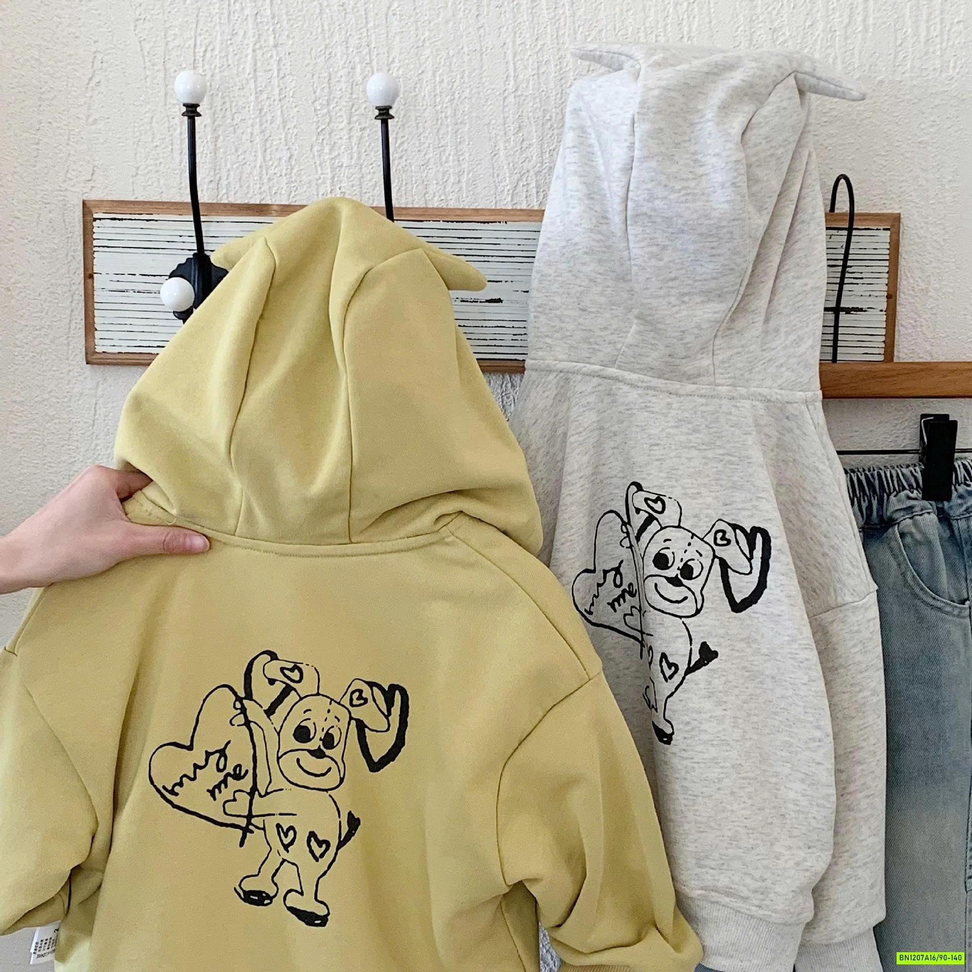 KHOÁC COTTON DA CÁ LIỀN MŨ H0099