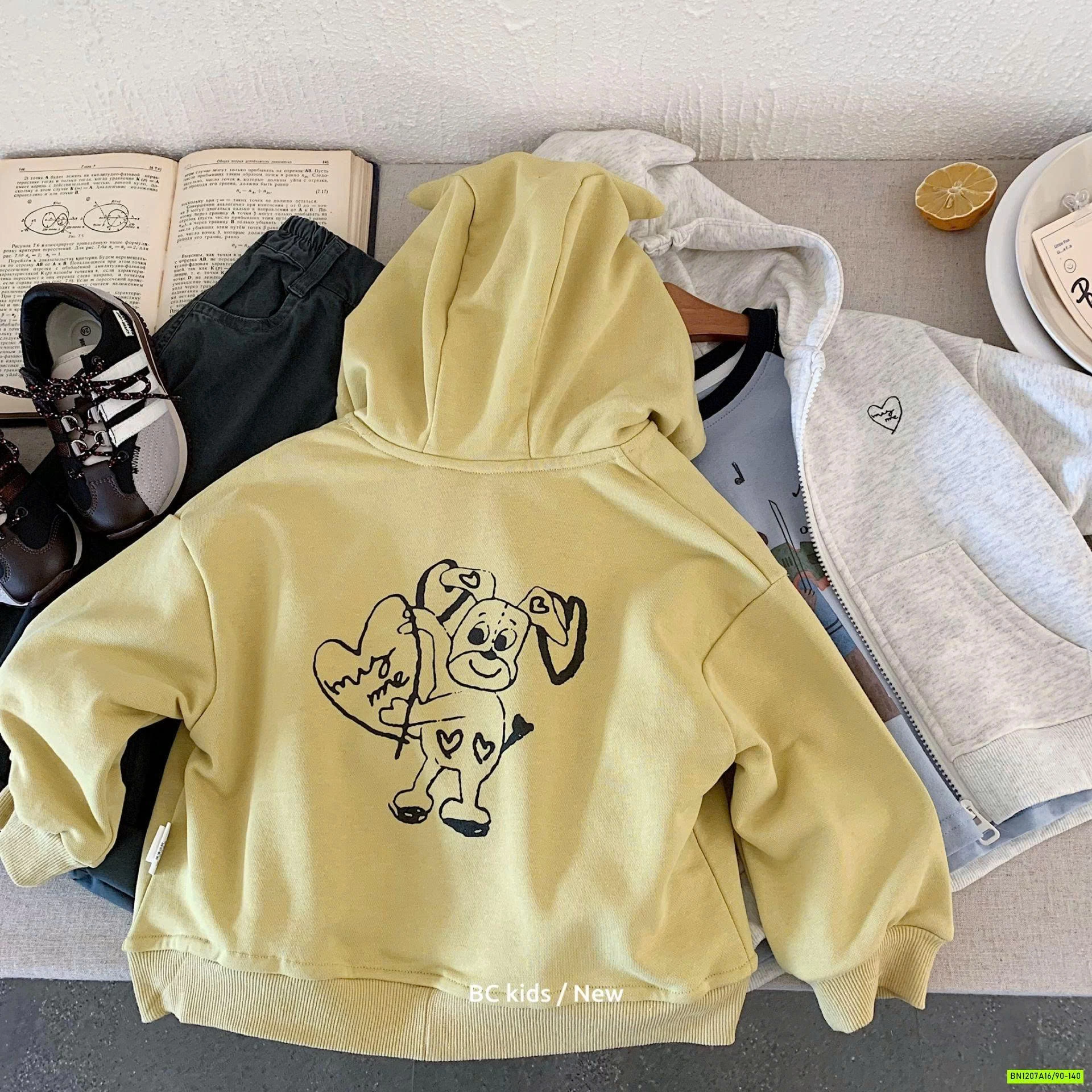 KHOÁC COTTON DA CÁ LIỀN MŨ H0099