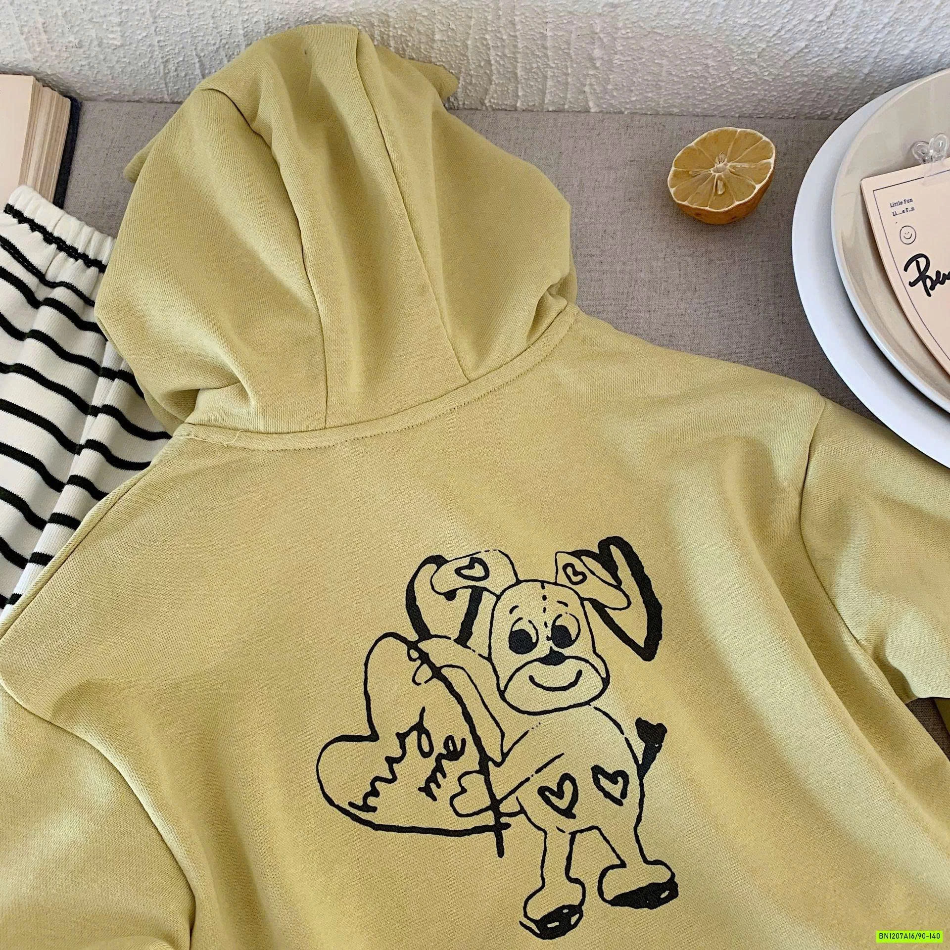 KHOÁC COTTON DA CÁ LIỀN MŨ H0099