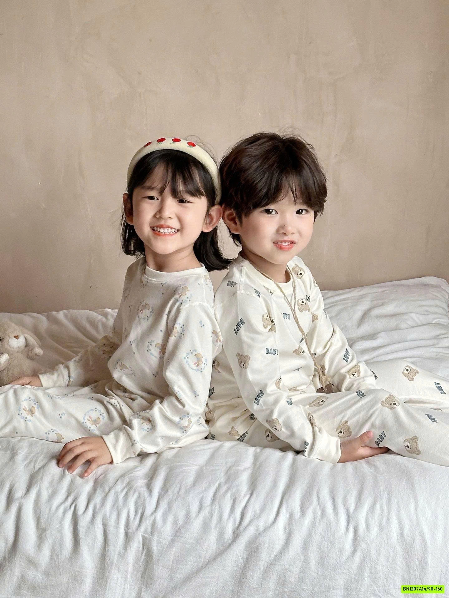 BỘ NỈ IN HÌNH COTTON MÙA THU