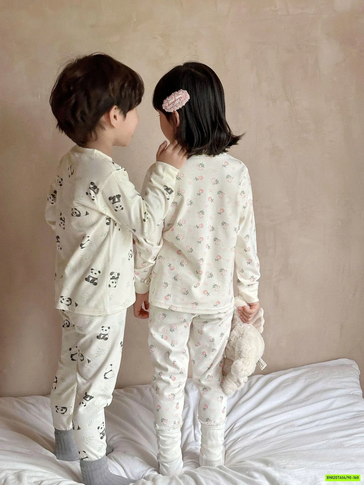 BỘ NỈ IN HÌNH COTTON MÙA THU