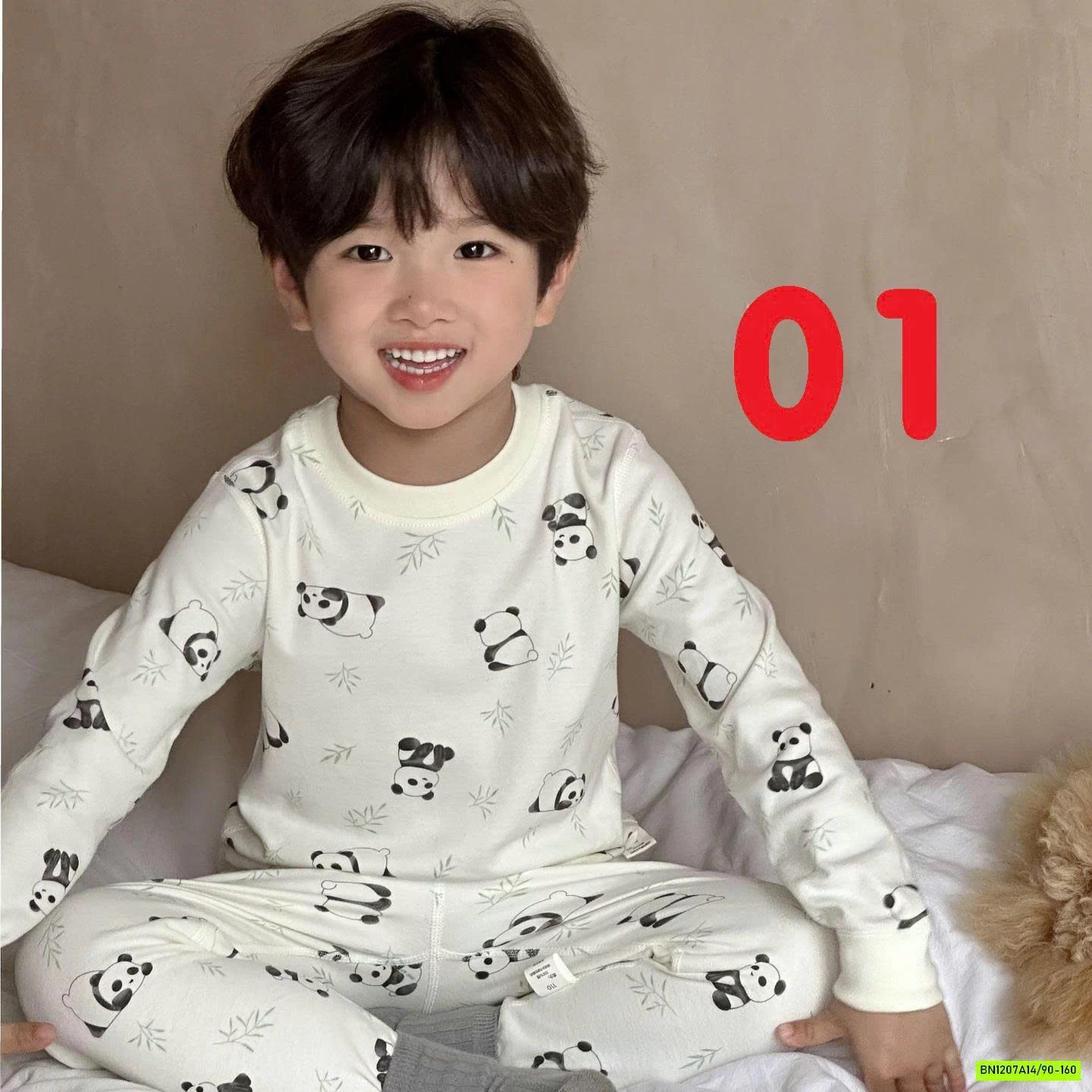 BỘ NỈ IN HÌNH COTTON MÙA THU