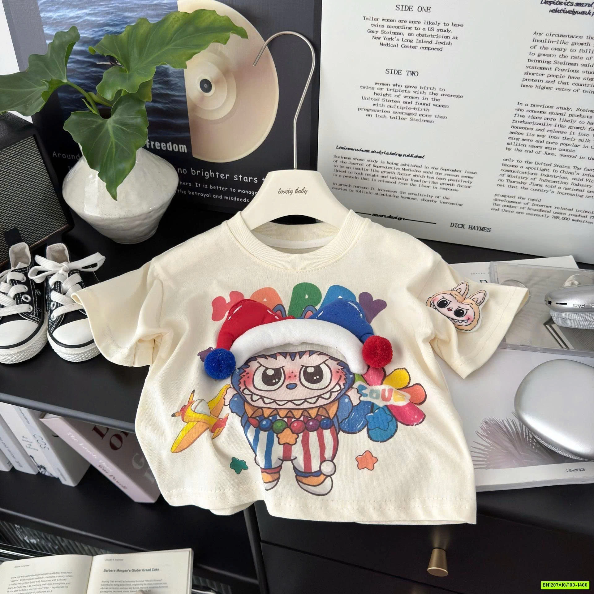 ÁO THUN GẮN GẤU