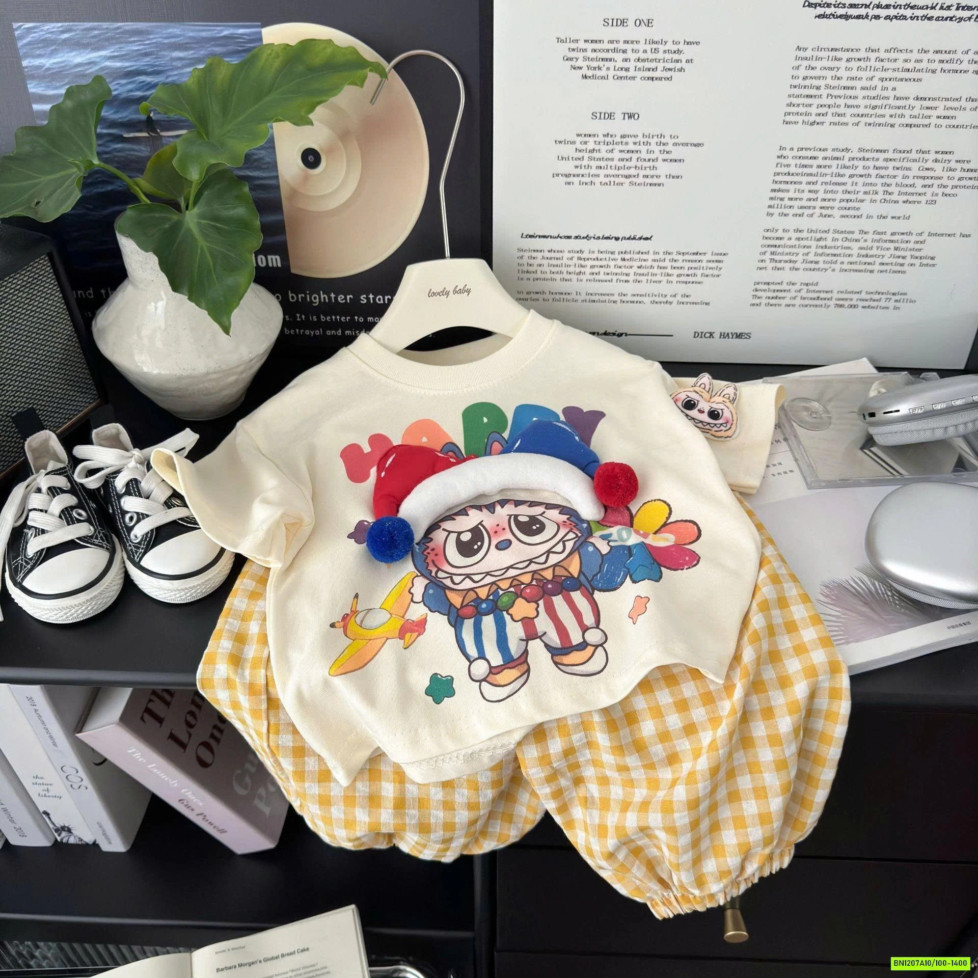 ÁO THUN GẮN GẤU