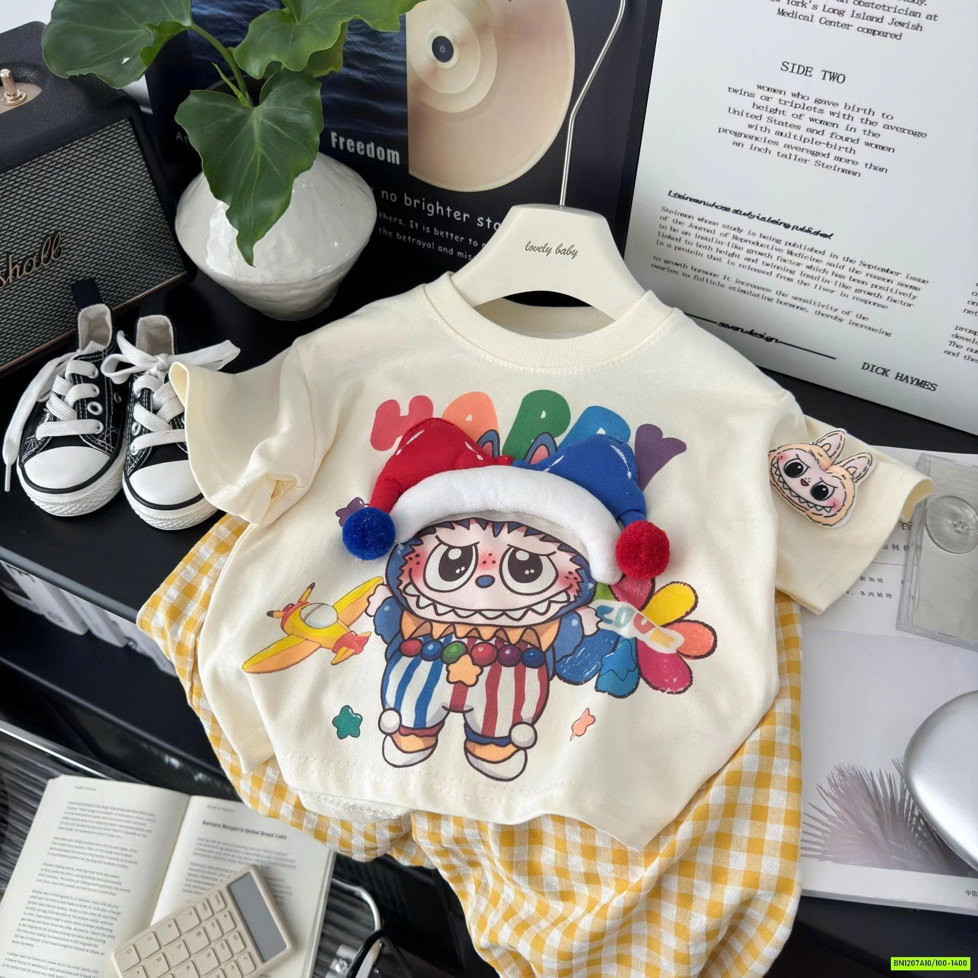 ÁO THUN GẮN GẤU