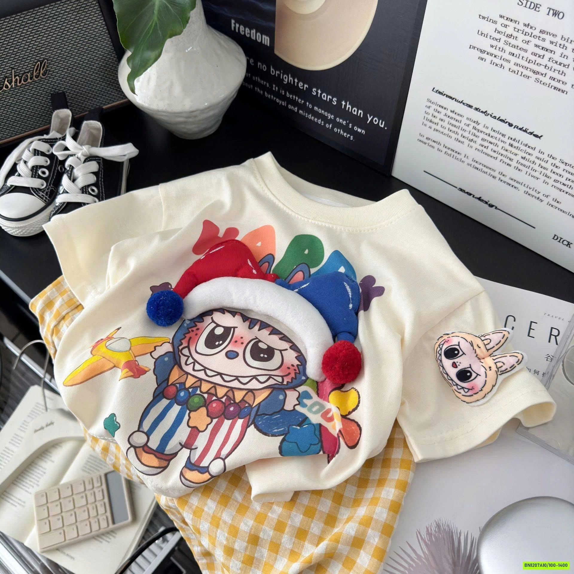 ÁO THUN GẮN GẤU