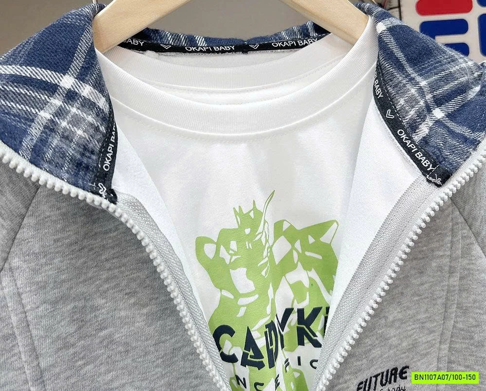 KHOÁC COTTON LIỀN MŨ KAKADY