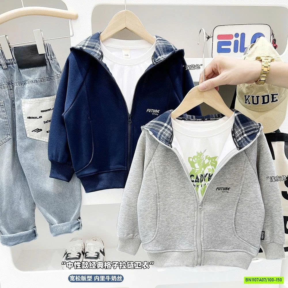 KHOÁC COTTON LIỀN MŨ KAKADY