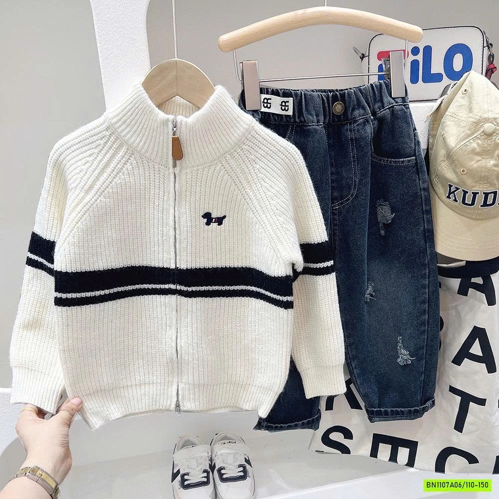 KHOÁC LEN KHÓA KÉO KAKADY