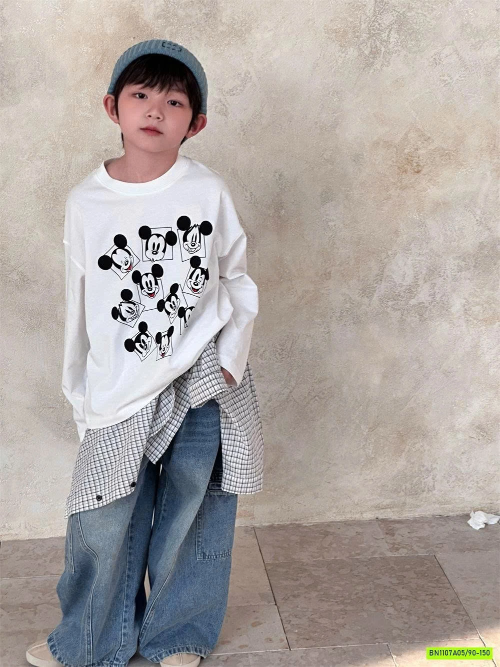 ÁO THUN DÀI TAY 25202 MICKEY