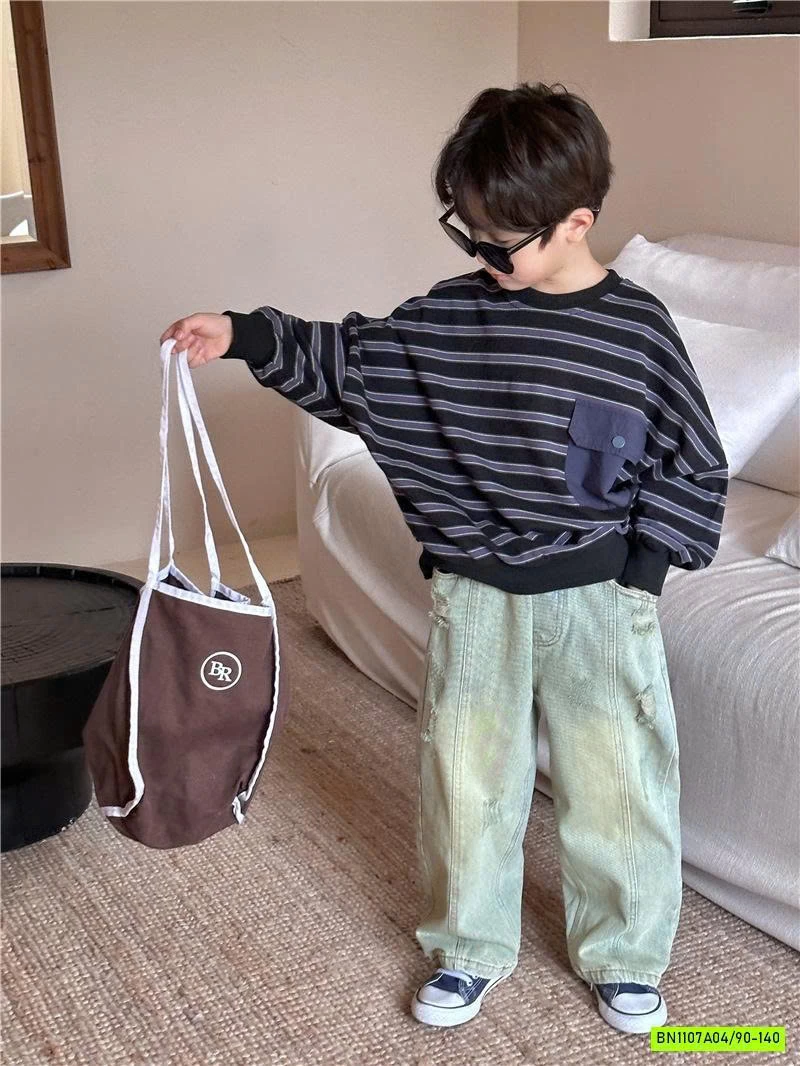 JEANS SUÔNG 23633 GÂN TRƯỚC