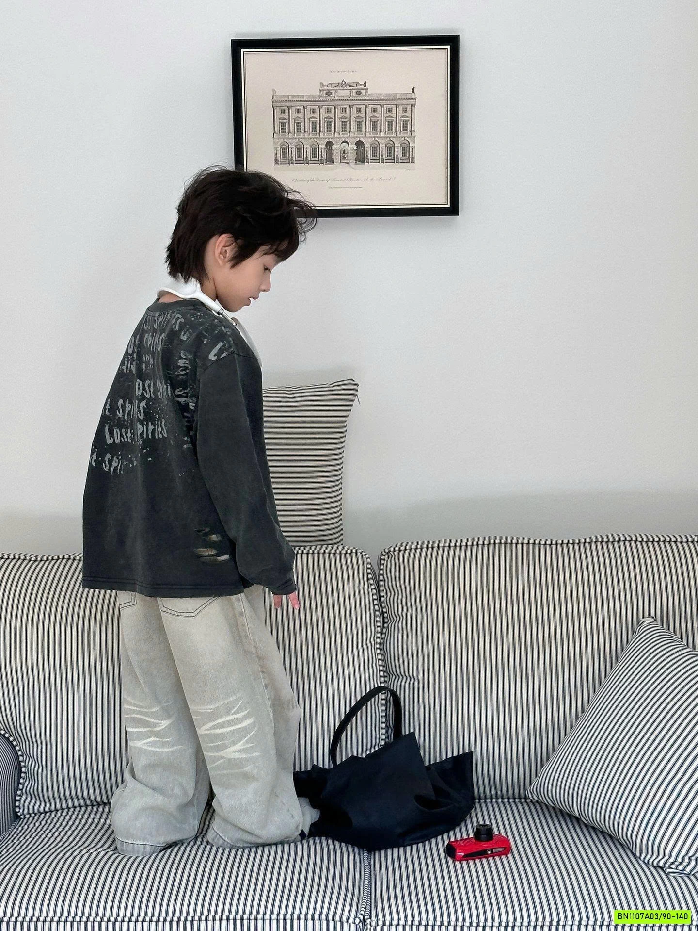 JEANS SUÔNG 24747 BẠC MÀU