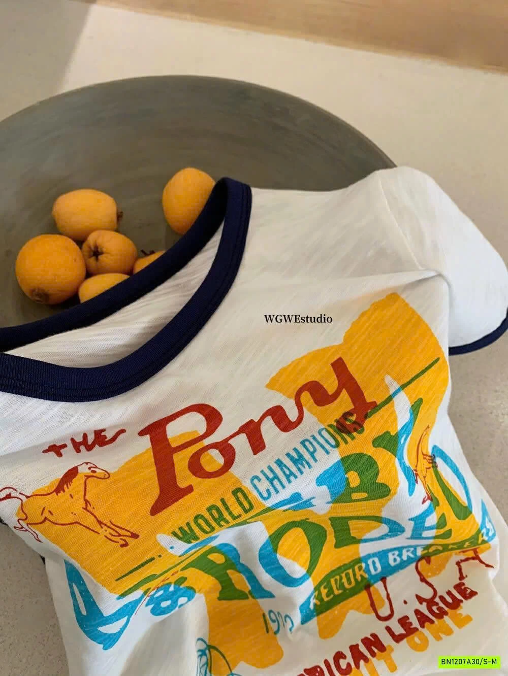 ÁO THUN XƯỚC IN CHỮ WGWE