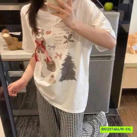 BỘ MẶC NHÀ QUẦN DÀI DỄ THƯƠNG