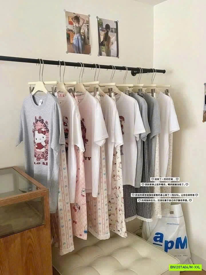 BỘ MẶC NHÀ QUẦN DÀI DỄ THƯƠNG