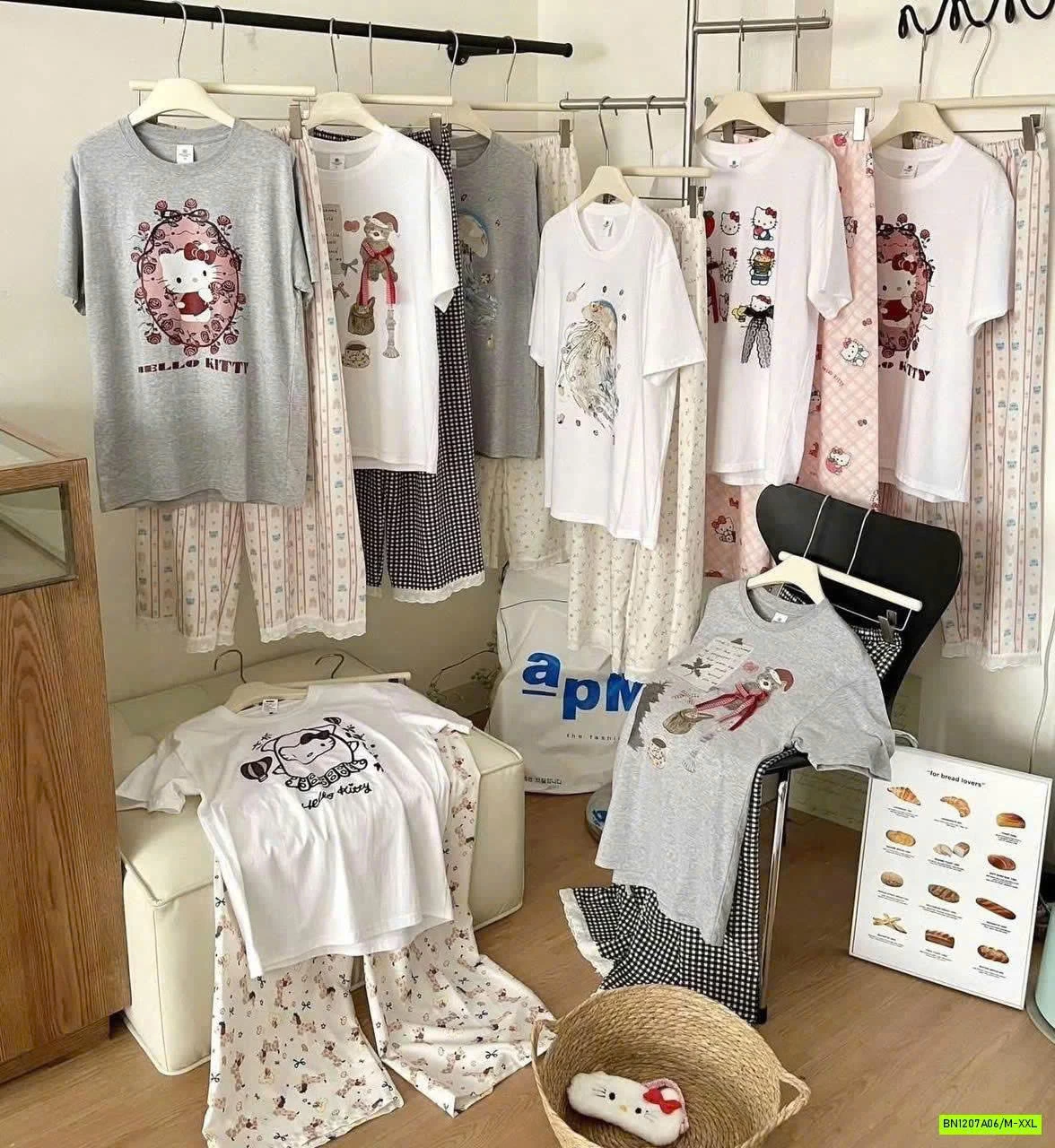 BỘ MẶC NHÀ QUẦN DÀI DỄ THƯƠNG