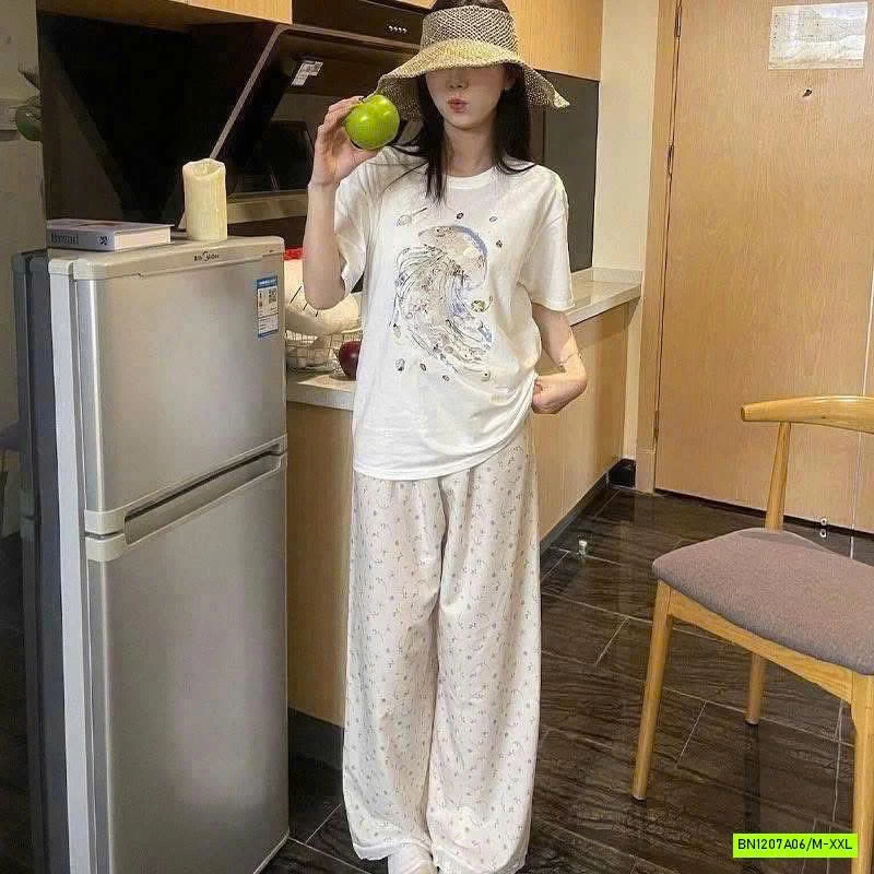 BỘ MẶC NHÀ QUẦN DÀI DỄ THƯƠNG