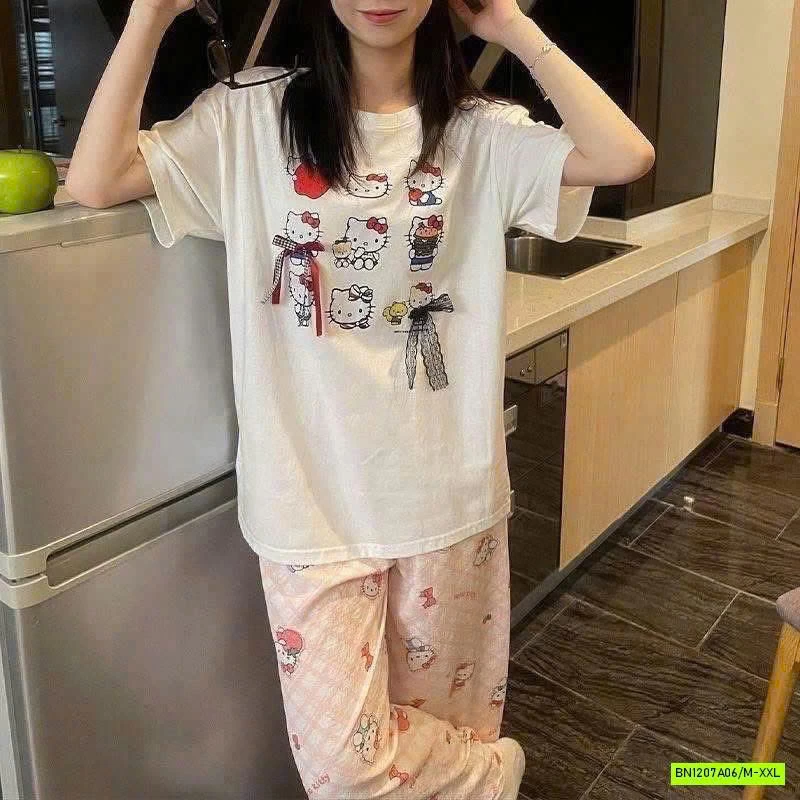 BỘ MẶC NHÀ QUẦN DÀI DỄ THƯƠNG