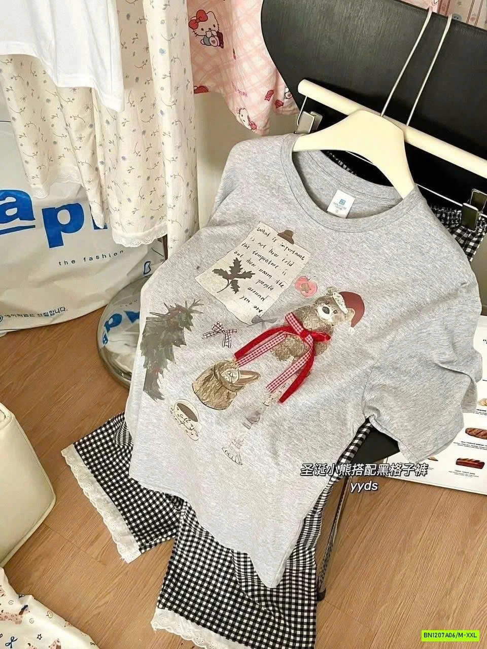 BỘ MẶC NHÀ QUẦN DÀI DỄ THƯƠNG