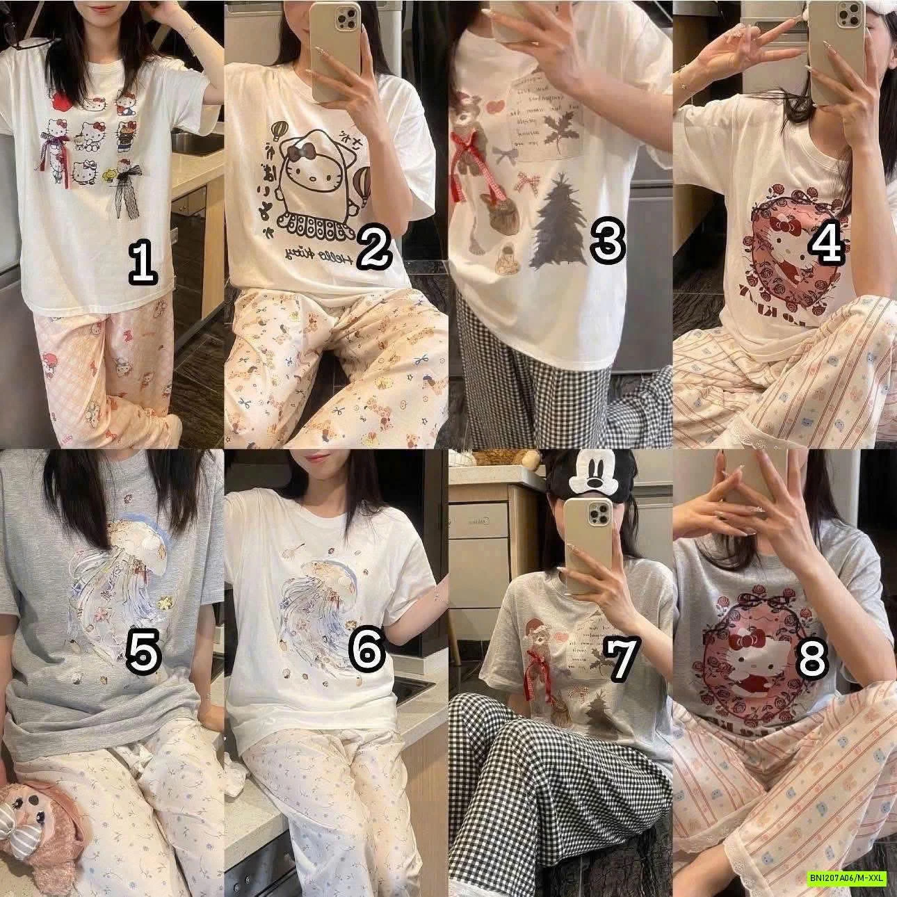 BỘ MẶC NHÀ QUẦN DÀI DỄ THƯƠNG