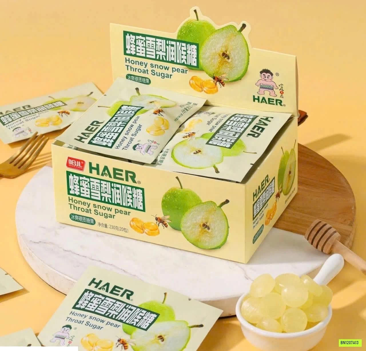 HỘP 20G KẸO MẬT ONG LÊ TUYẾT NHÀ #HAER_FOOD
