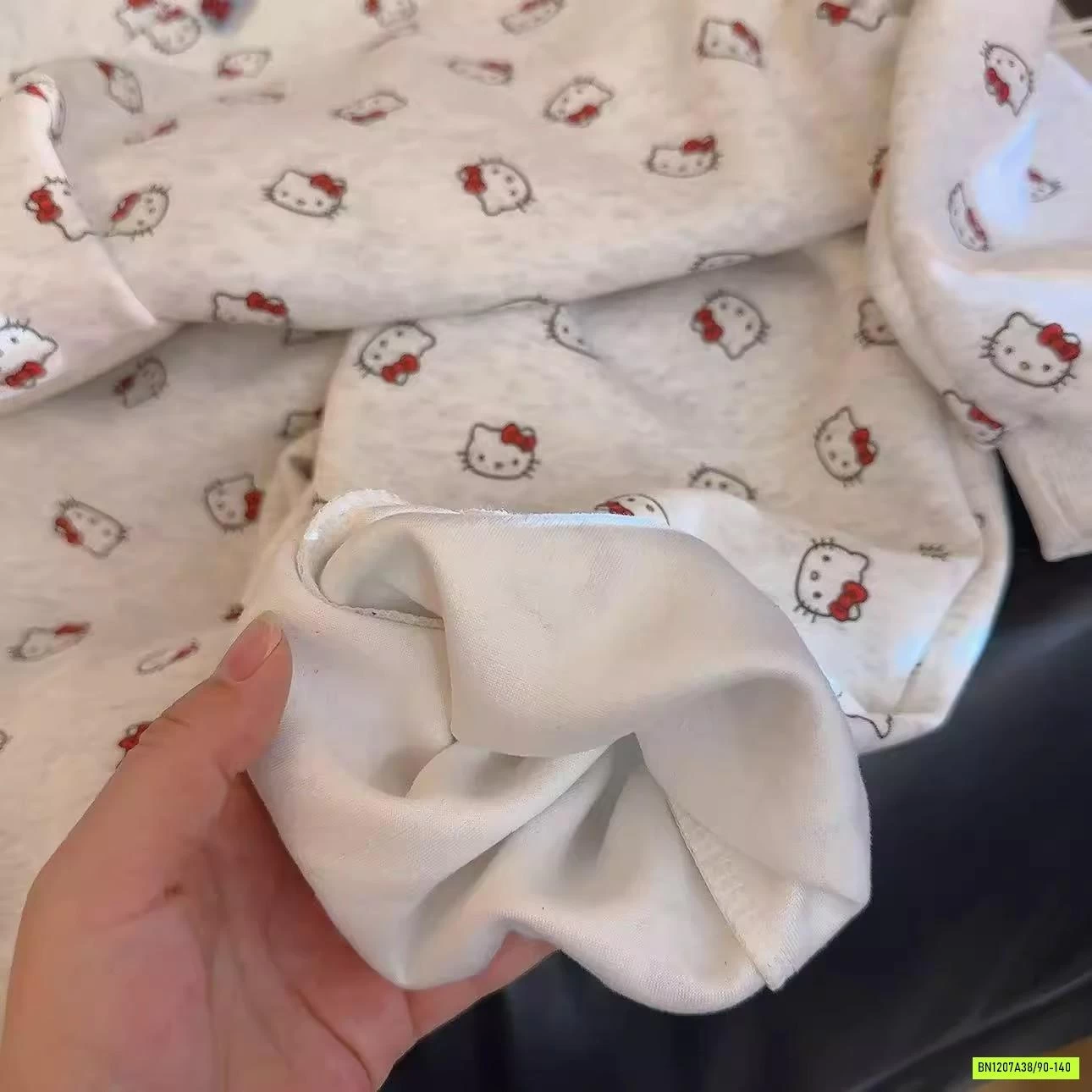 BỘ NỈ XÁM KITTY