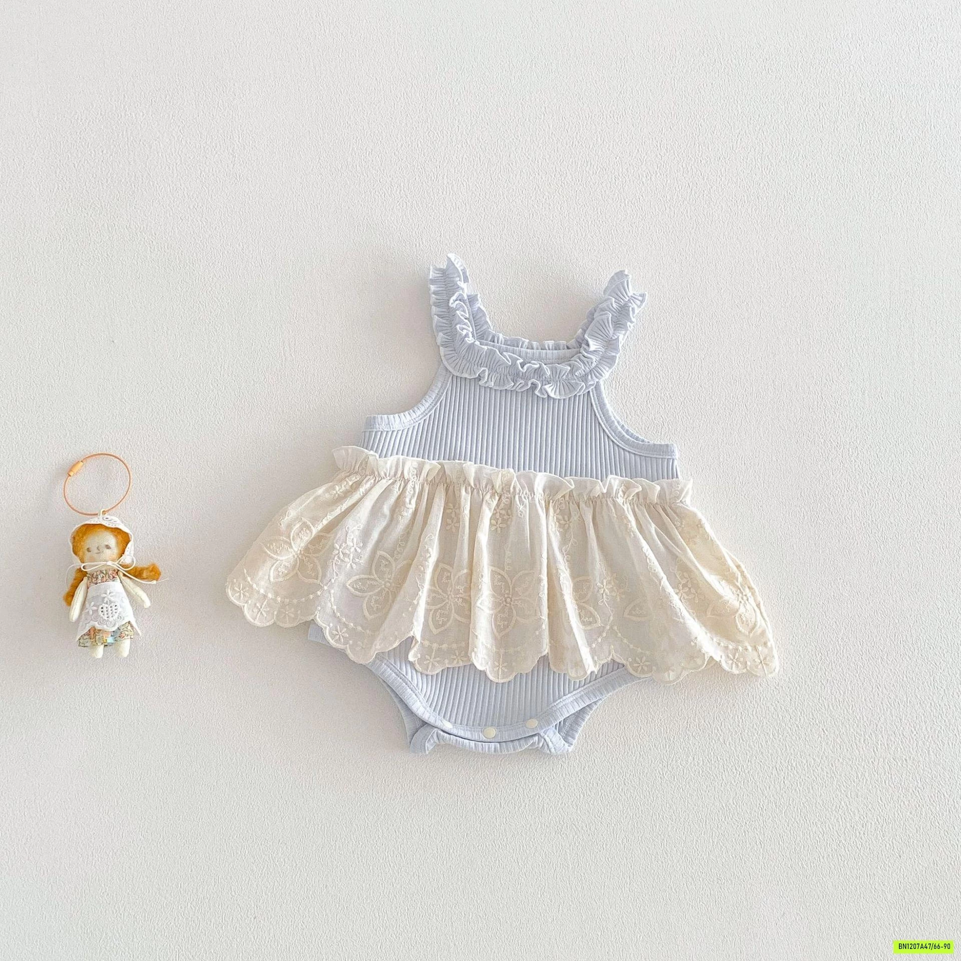 BODY GÂN 2 DÂY PHỐI VIỀN VÁY