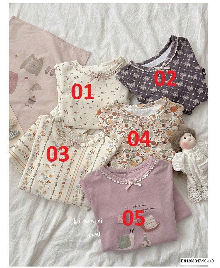 BỘ NGỦ HOA BÉ GÁI LILANXI