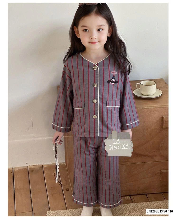 SET PIJAMA KẺ SỌC CHO BÉ