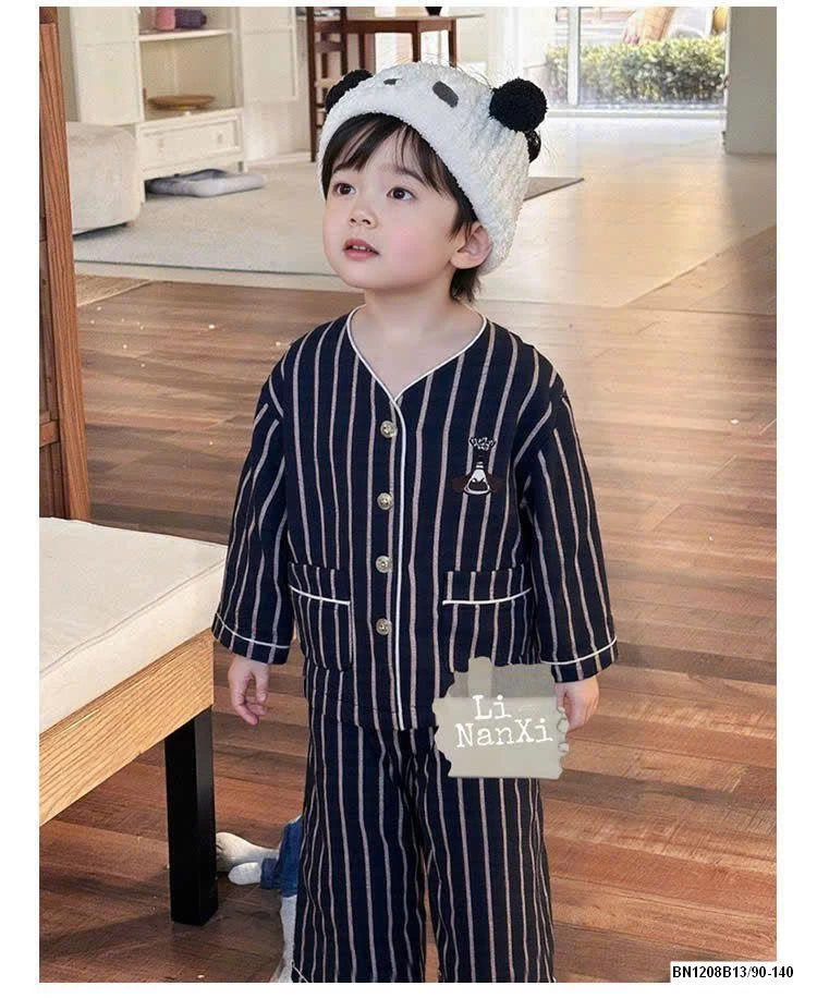 SET PIJAMA KẺ SỌC CHO BÉ