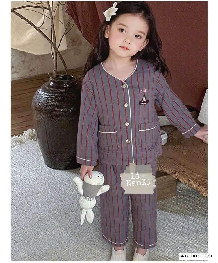 SET PIJAMA KẺ SỌC CHO BÉ
